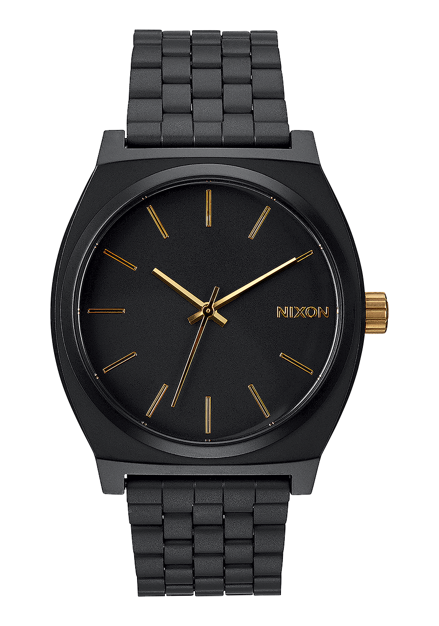 Time Teller Watch | Matte Black / Gold | Unisex – Nixon US Time Teller Watch | Matte Black / Gold | Unisex – Nixon US