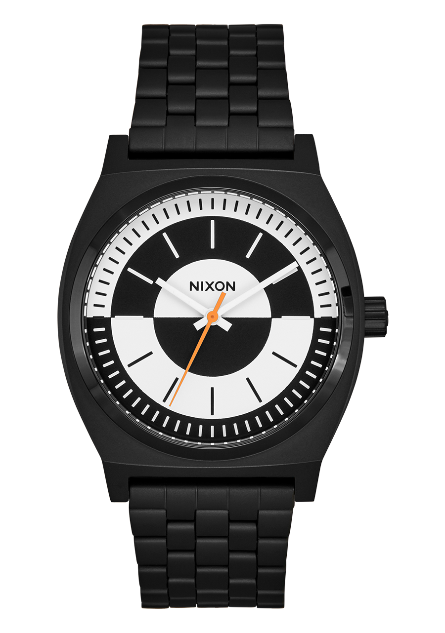 Time Teller Watch | Black / White / Black | Unisex Stainless Steel