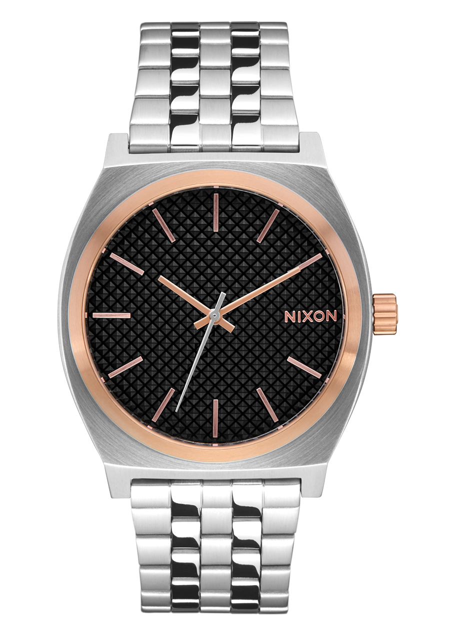 Time Teller Watch | Silver / Rose Gold / Black | Unisex – Nixon US Time Teller Watch | Silver / Rose Gold / Black | Unisex – Nixon US