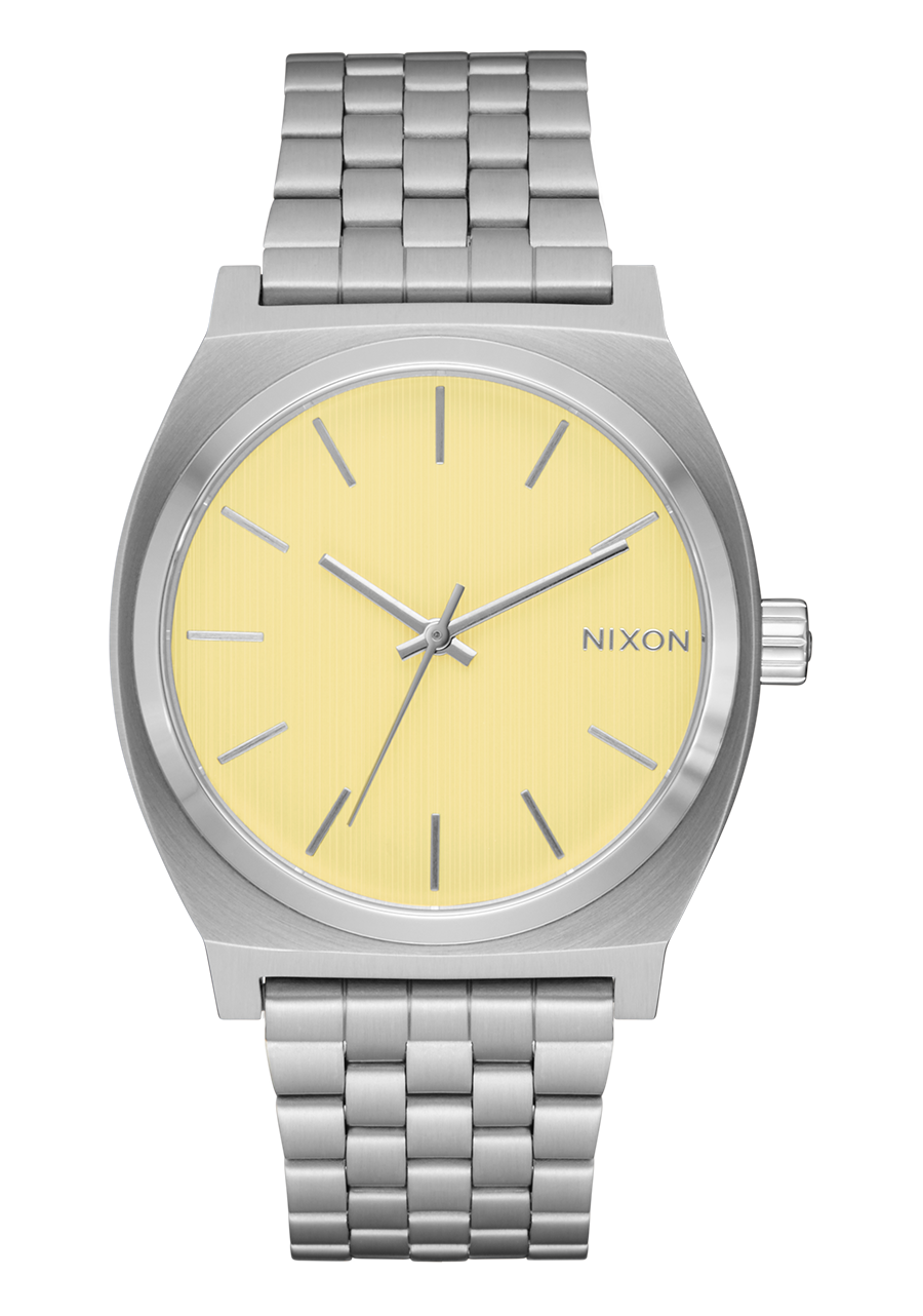 Time Teller Watch | Silver / Butter | Unisex – Nixon US