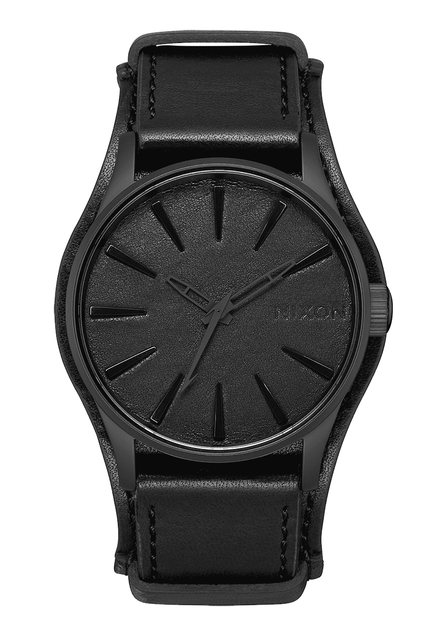 Sentry Leather Watch | Black / Black Album | Men's Leather – Nixon US Sentry Leather Watch | Black / Black Album | Men's Leather – Nixon US