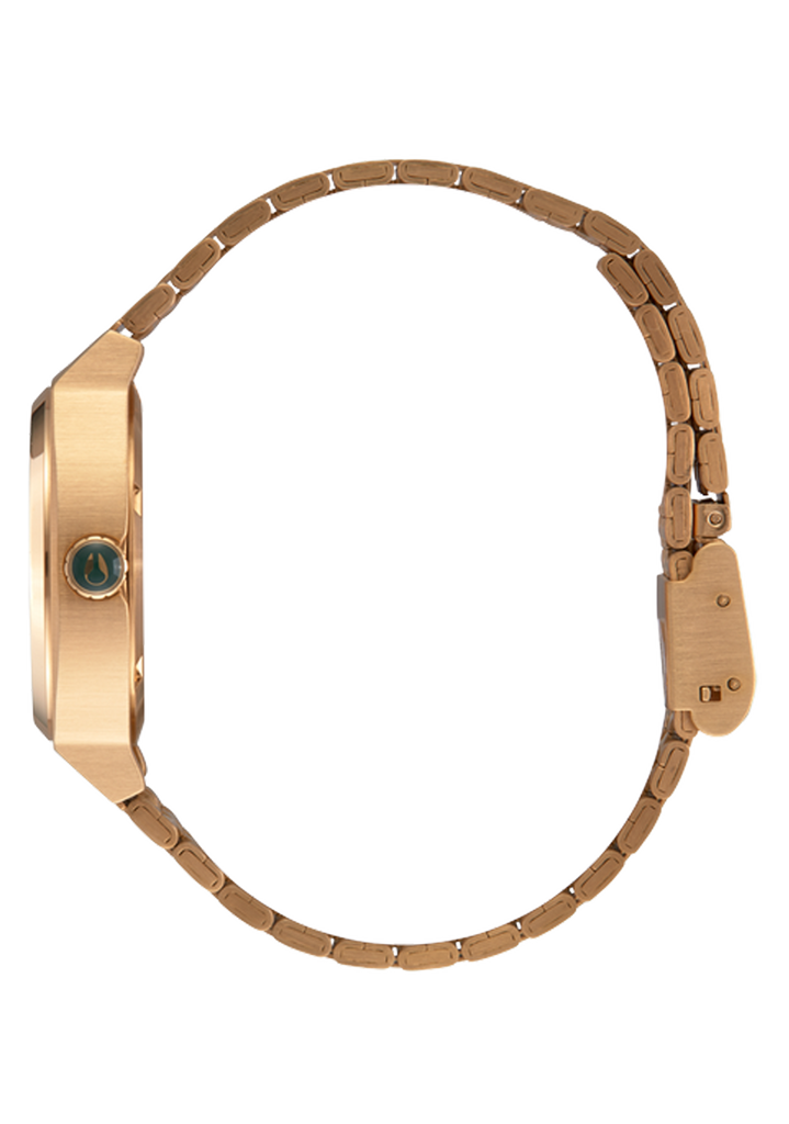 Nixon time teller deluxe 2025 olive sunray