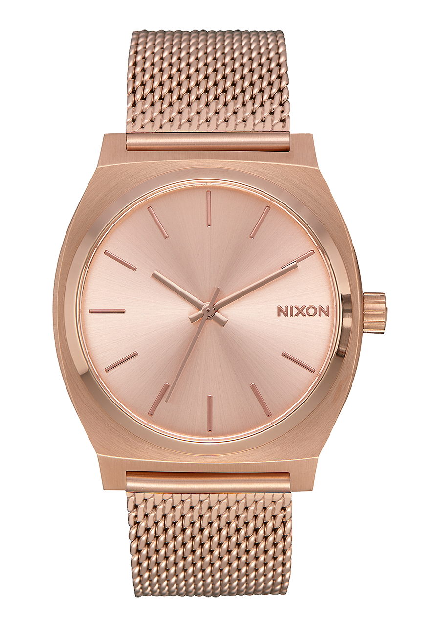 Time Teller Milanese Watch All Rose Gold Women s Nixon US