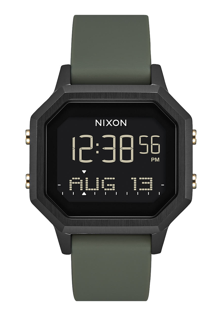 Siren Stainless Steel Watch | Black / Fatigue | Digital – Nixon US Siren Stainless Steel Watch | Black / Fatigue | Digital – Nixon US