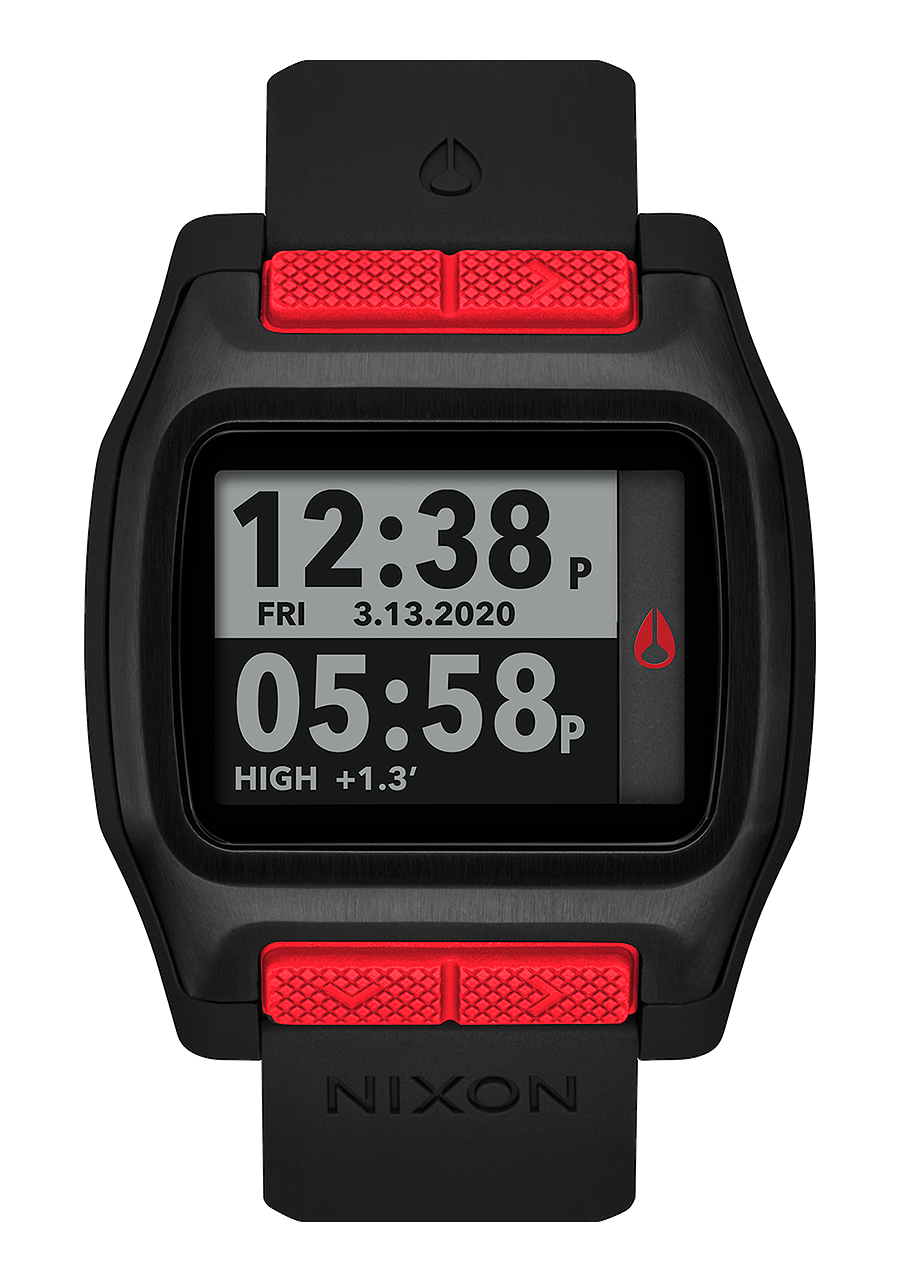 High Tide Watch | Black / Red | Digital – Nixon US High Tide Watch | Black / Red | Digital – Nixon US