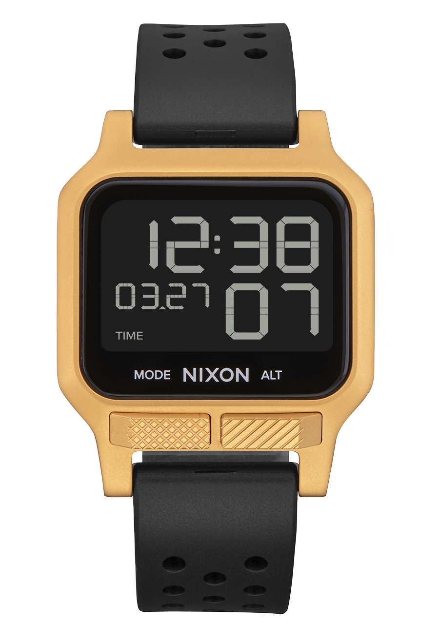 Heat Watch Gold Black Digital – Nixon US - Main Image