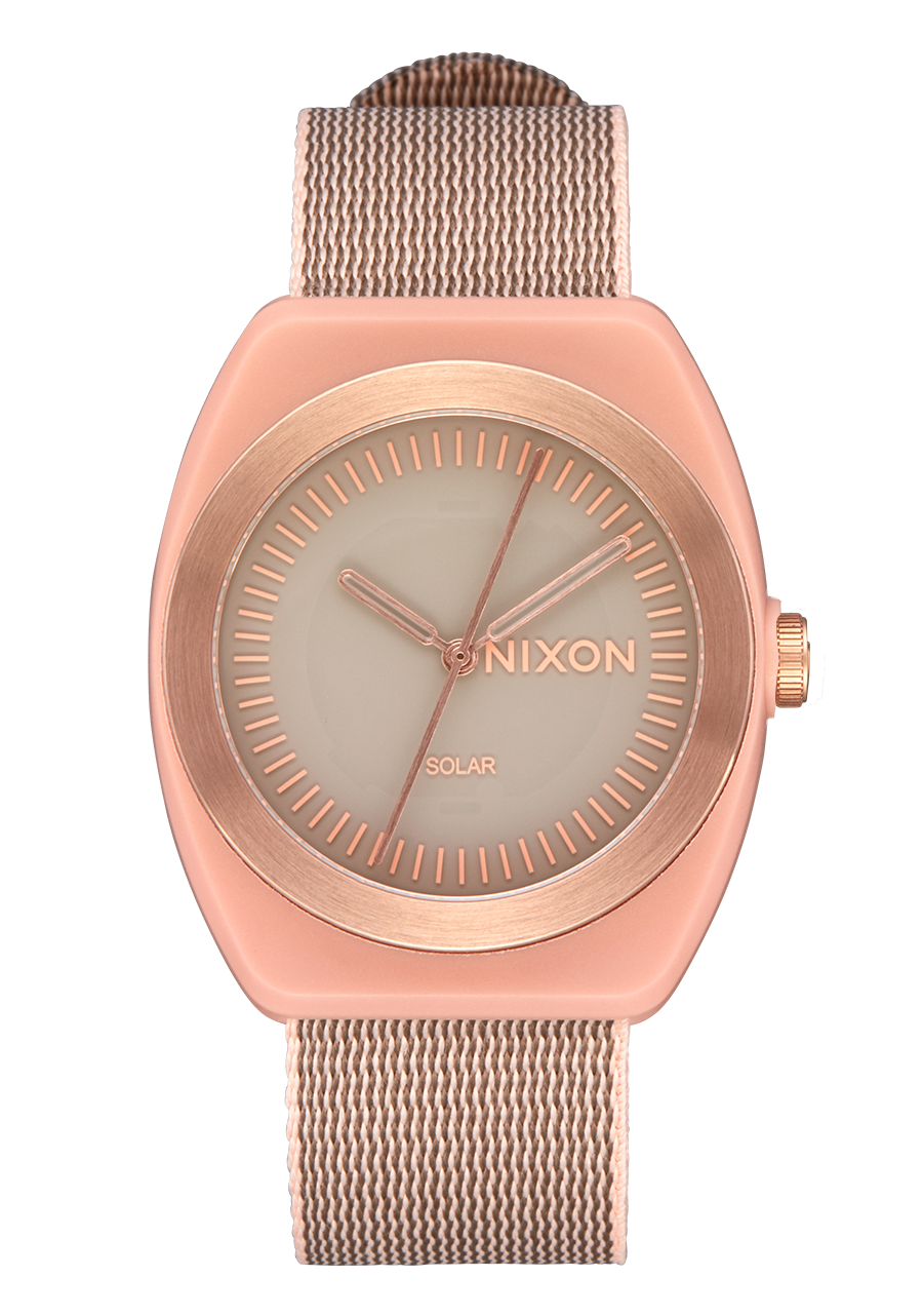 Light-Wave Watch | Light Pink / Rose Gold | Solar-Powered & Eco Light-Wave Watch | Light Pink / Rose Gold | Solar-Powered & Eco