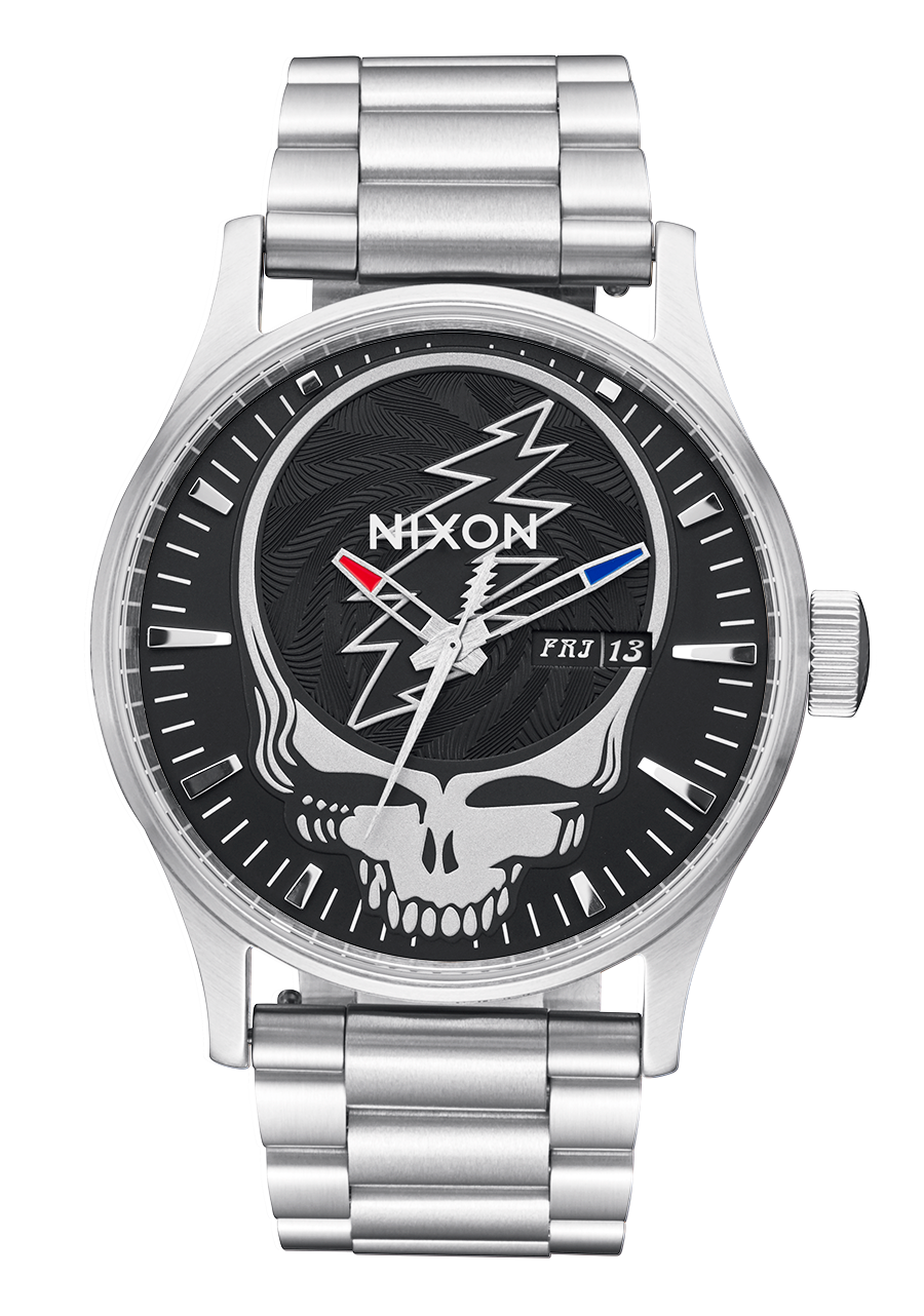 Grateful Dead Sentry Stainless Steel Watch | Black / Silver