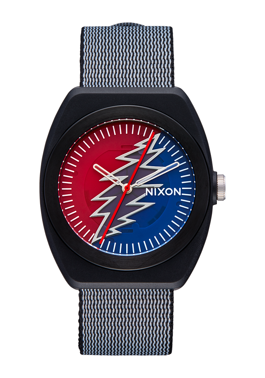 Grateful Dead Light-Wave Watch | All Black / Blue / Red | Solar