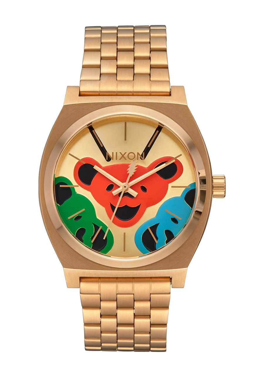 Time Teller Watch | All Gold / Bear Faces | Grateful Dead – Nixon US