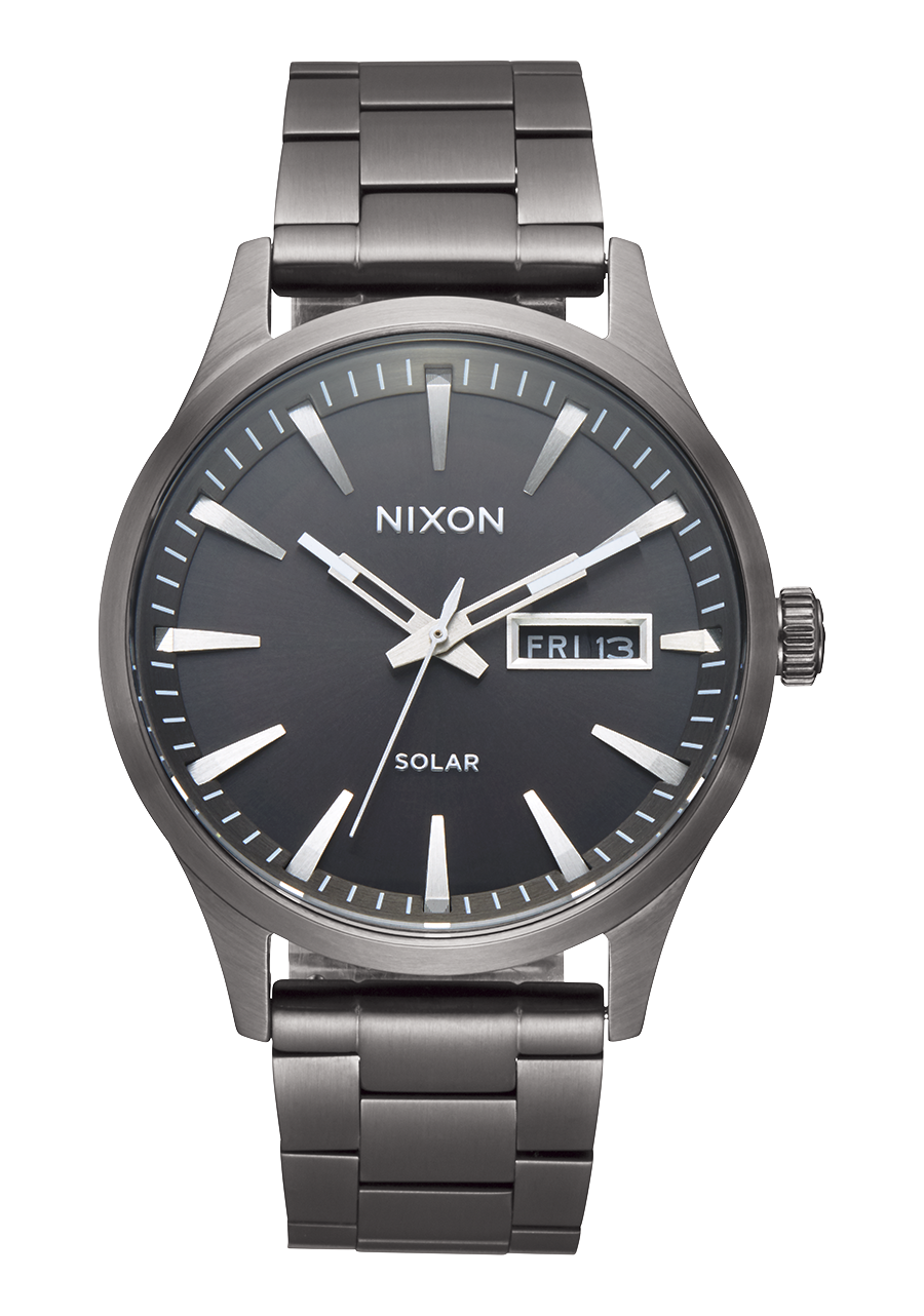 Sentry Solar Stainless Steel Watch | Gunmetal | Solar-Powered Sentry Solar Stainless Steel Watch | Gunmetal | Solar-Powered