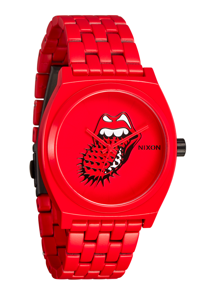 Rolling Stones Time Teller Watch All Red Unisex Nixon US