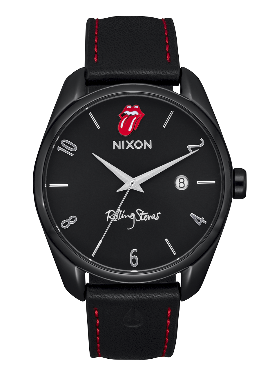 Rolling Stones Thalia Watch | All Black | Leather | Women's – Nixon US Rolling Stones Thalia Watch | All Black | Leather | Women's – Nixon US
