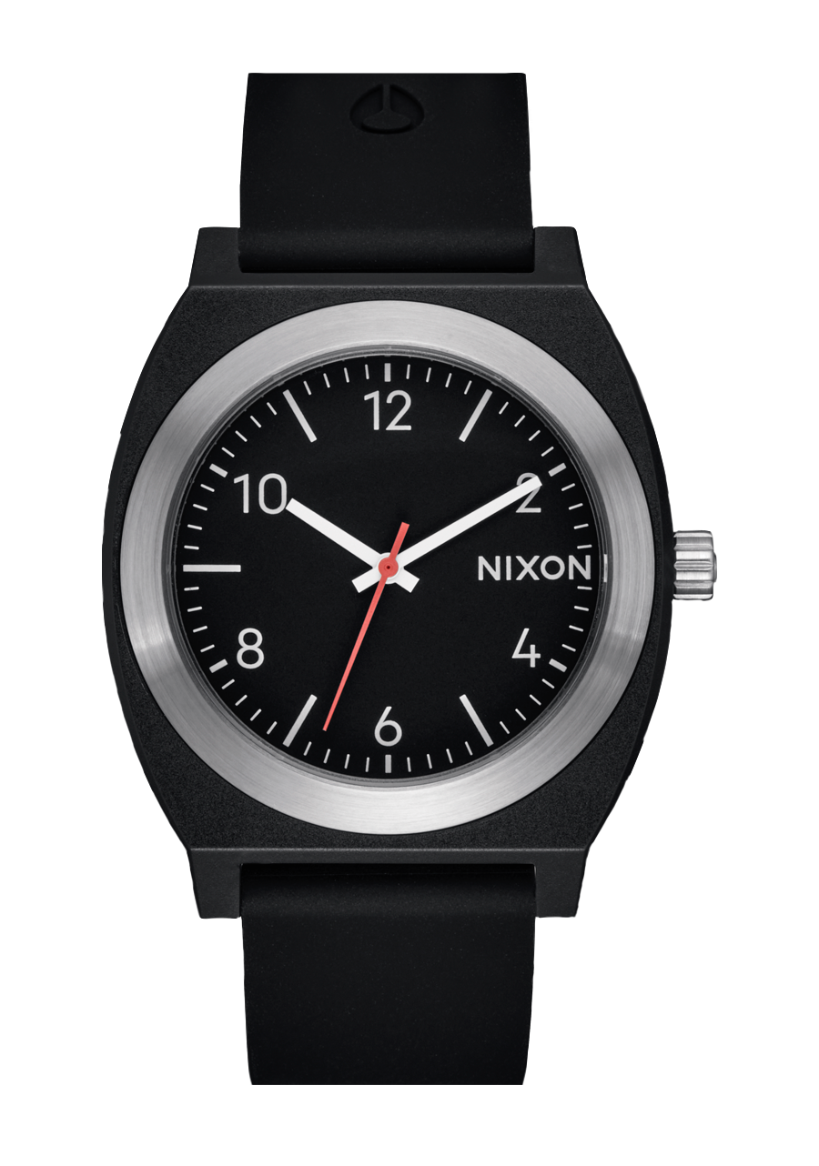 Time Teller OPP Watch SeaTrees Black Recycled Plastic Nixon US