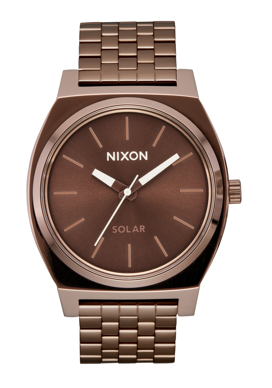 Time Teller Solar Watch | Chocolate / Cappuccino | Unisex Light