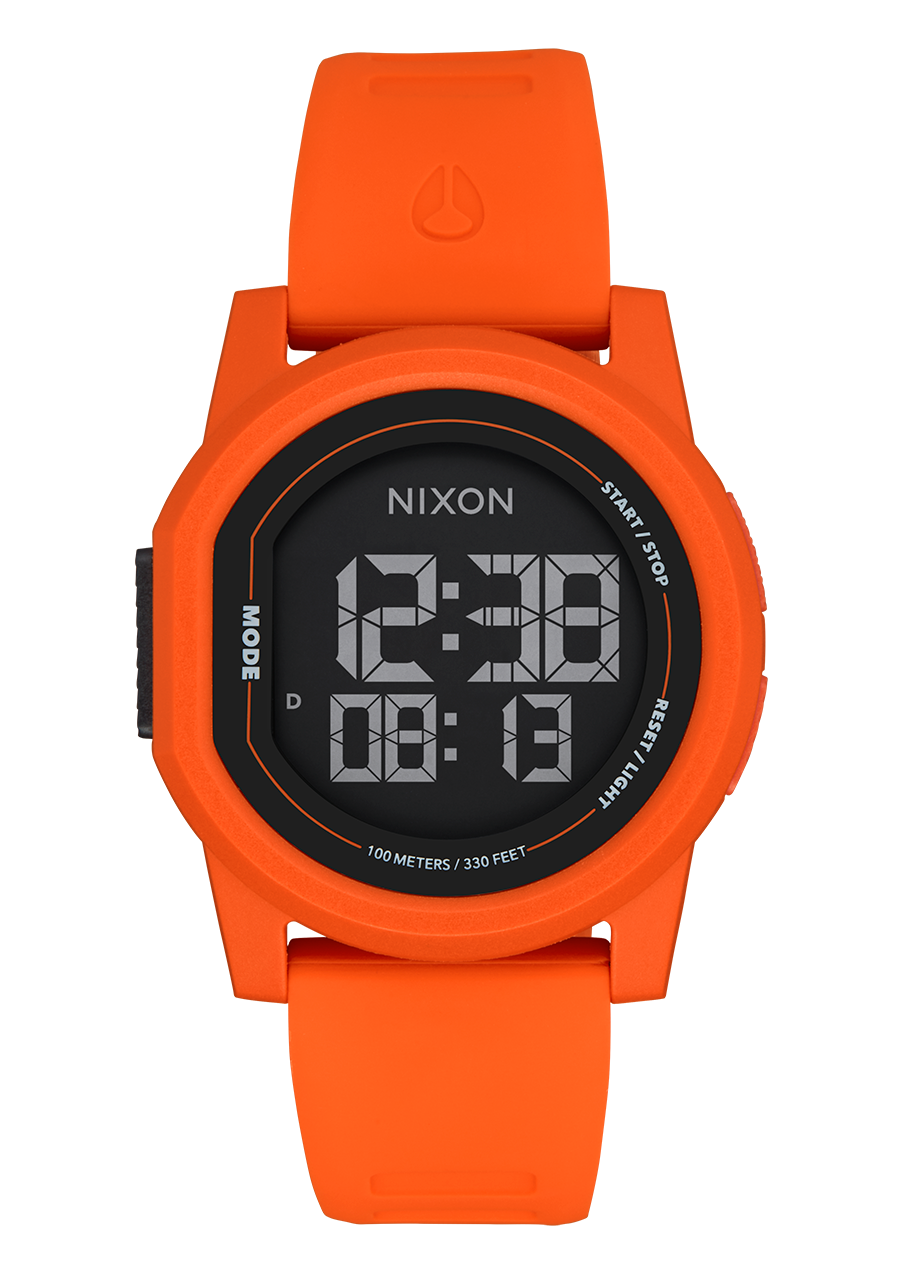 Nixon base leather watch sales