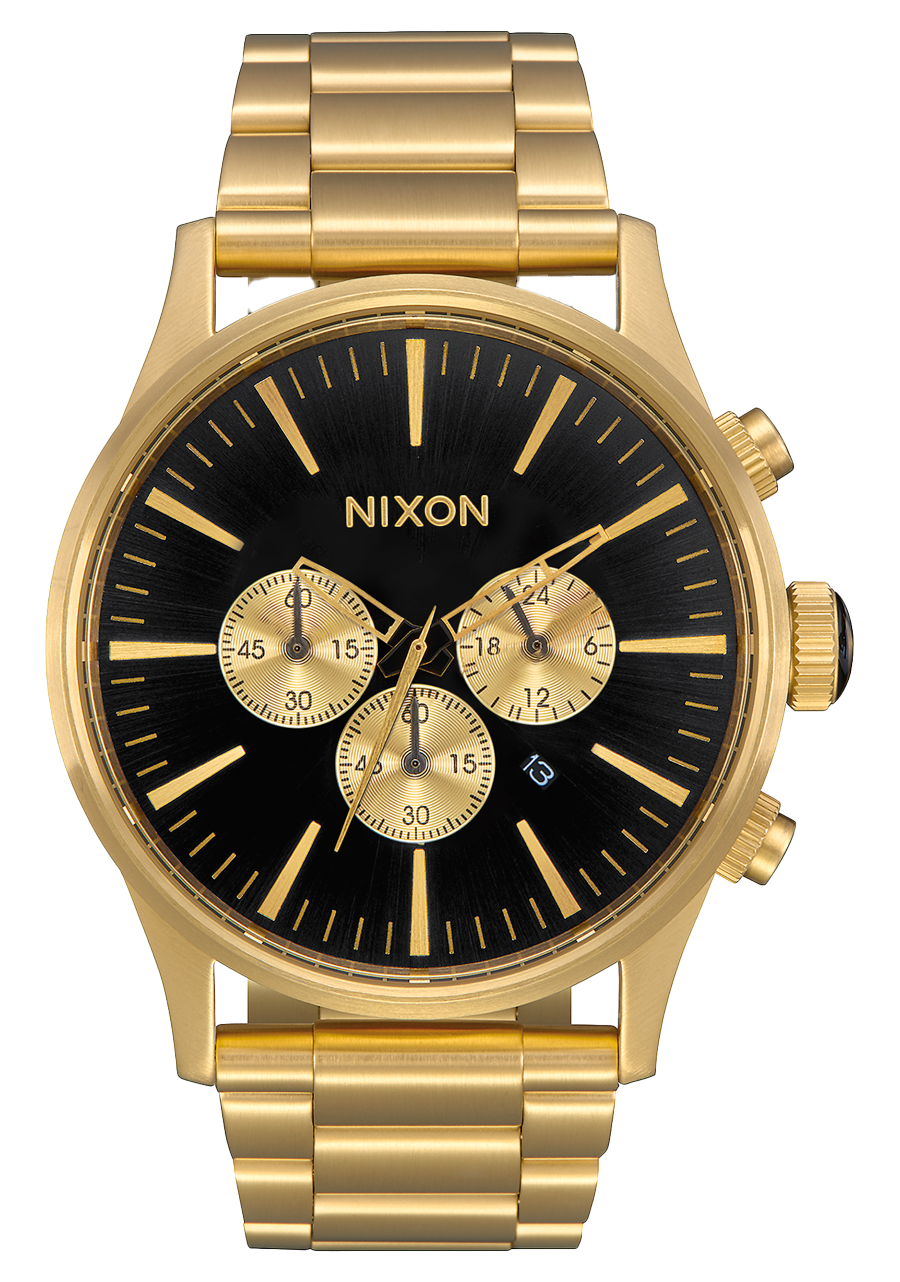 Nixon gold chrono discount