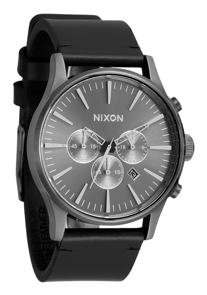 Nixon station 2025 chrono leather