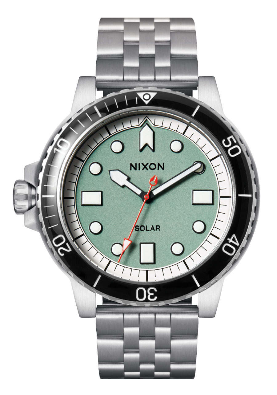 Stinger 44 Watch | Silver / Jade / White | Stainless Steel Dive Stinger 44 Watch | Silver / Jade / White | Stainless Steel Dive