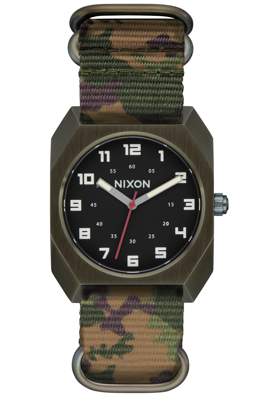 Scout Watch Dark Olive Camo Analog Nylon Strap Watch – Nixon US