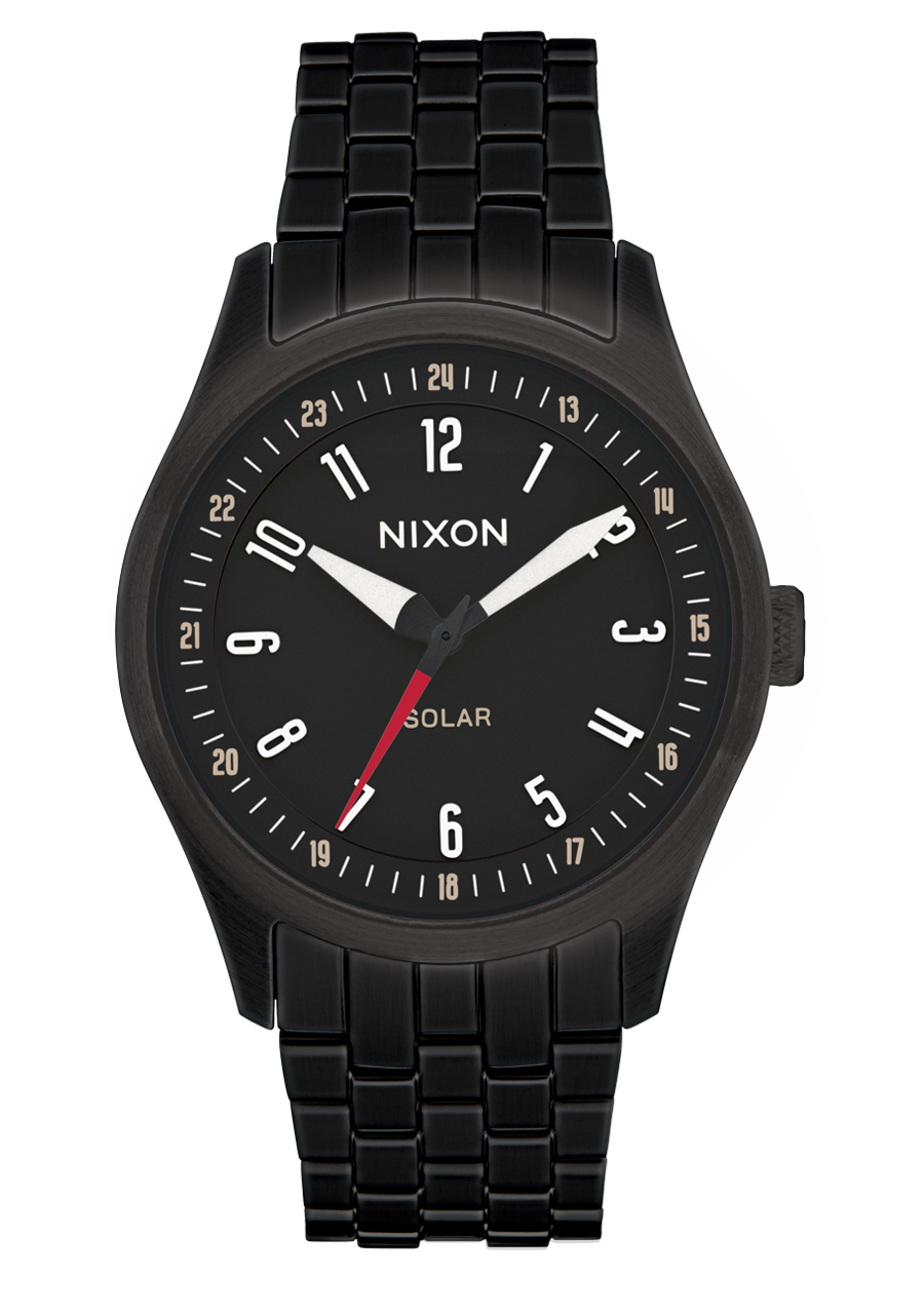 Echo 38 Watch | Black / Black | Stainless Steel Solar Watch – Nixon US Echo 38 Watch | Black / Black | Stainless Steel Solar Watch – Nixon US