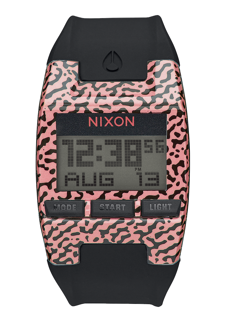 Comp S Watch | Hot Coral Amoeba | Digital – Nixon US