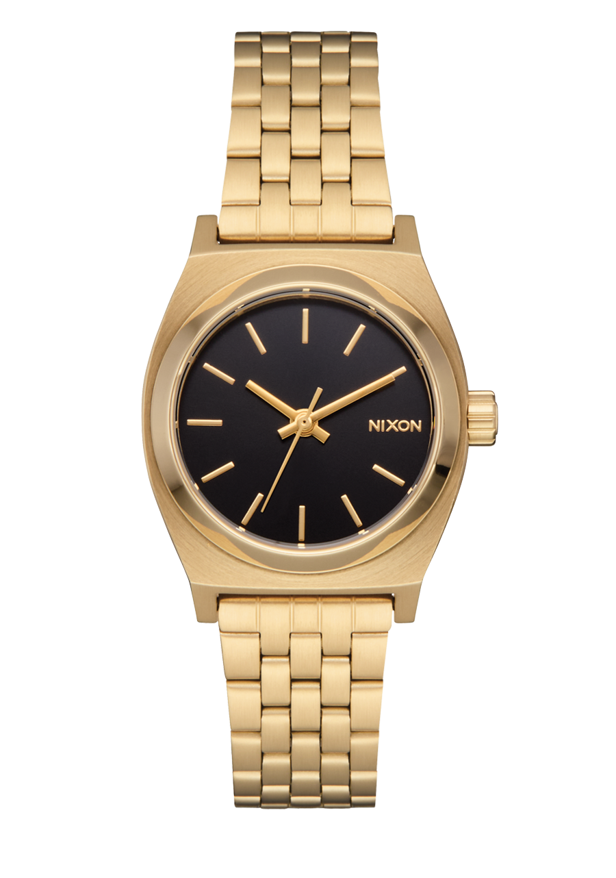 Small Time Teller Watch | Gold / Black / Gold | Women's Stainless Small Time Teller Watch | Gold / Black / Gold | Women's Stainless