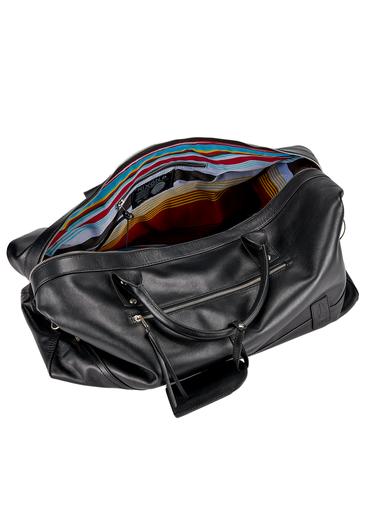 Desperado Duffle II All Black Leather Luxury Bag Nixon US