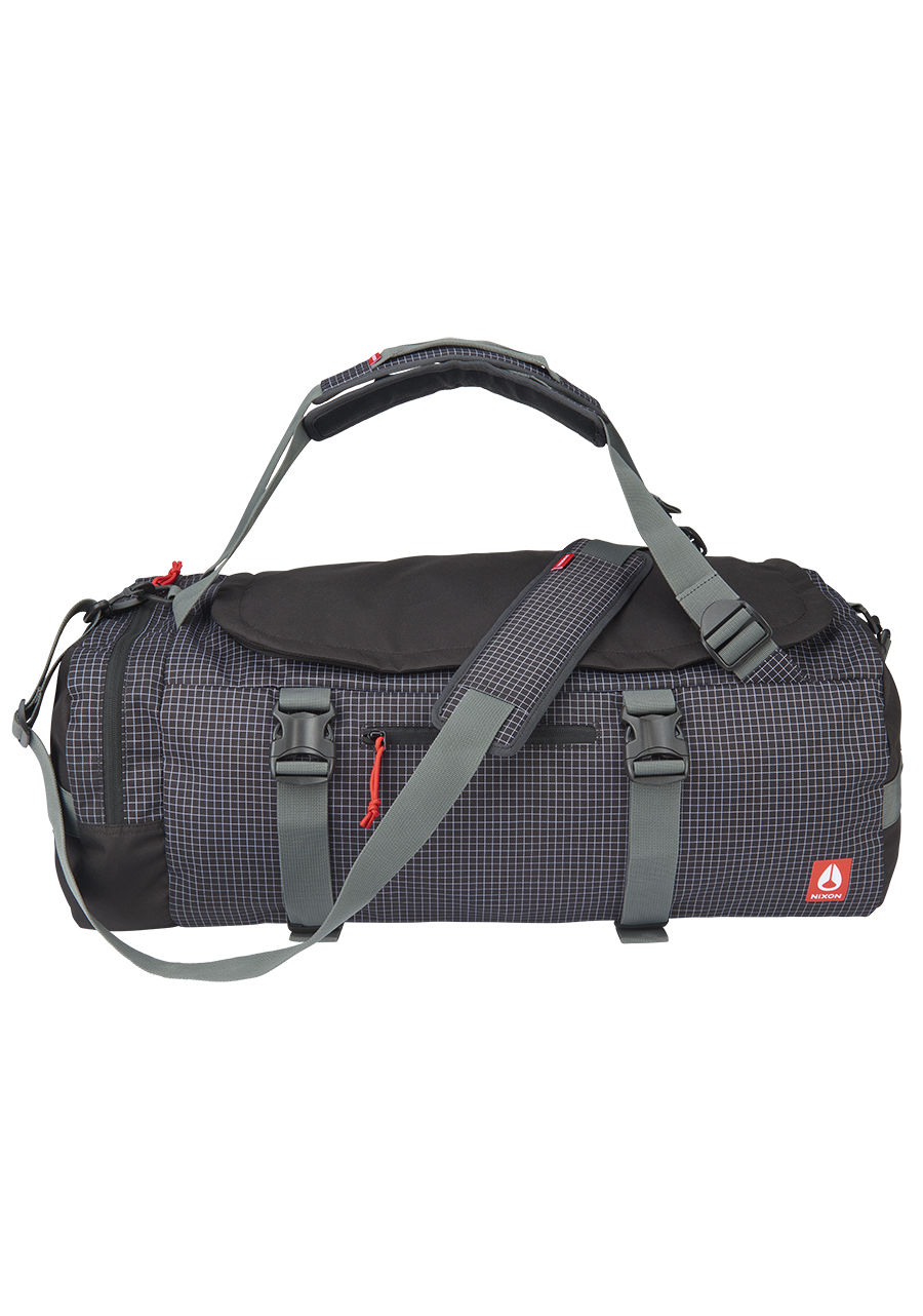 Escape 45L Duffel | Black / Charcoal – Nixon US Escape 45L Duffel | Black / Charcoal – Nixon US