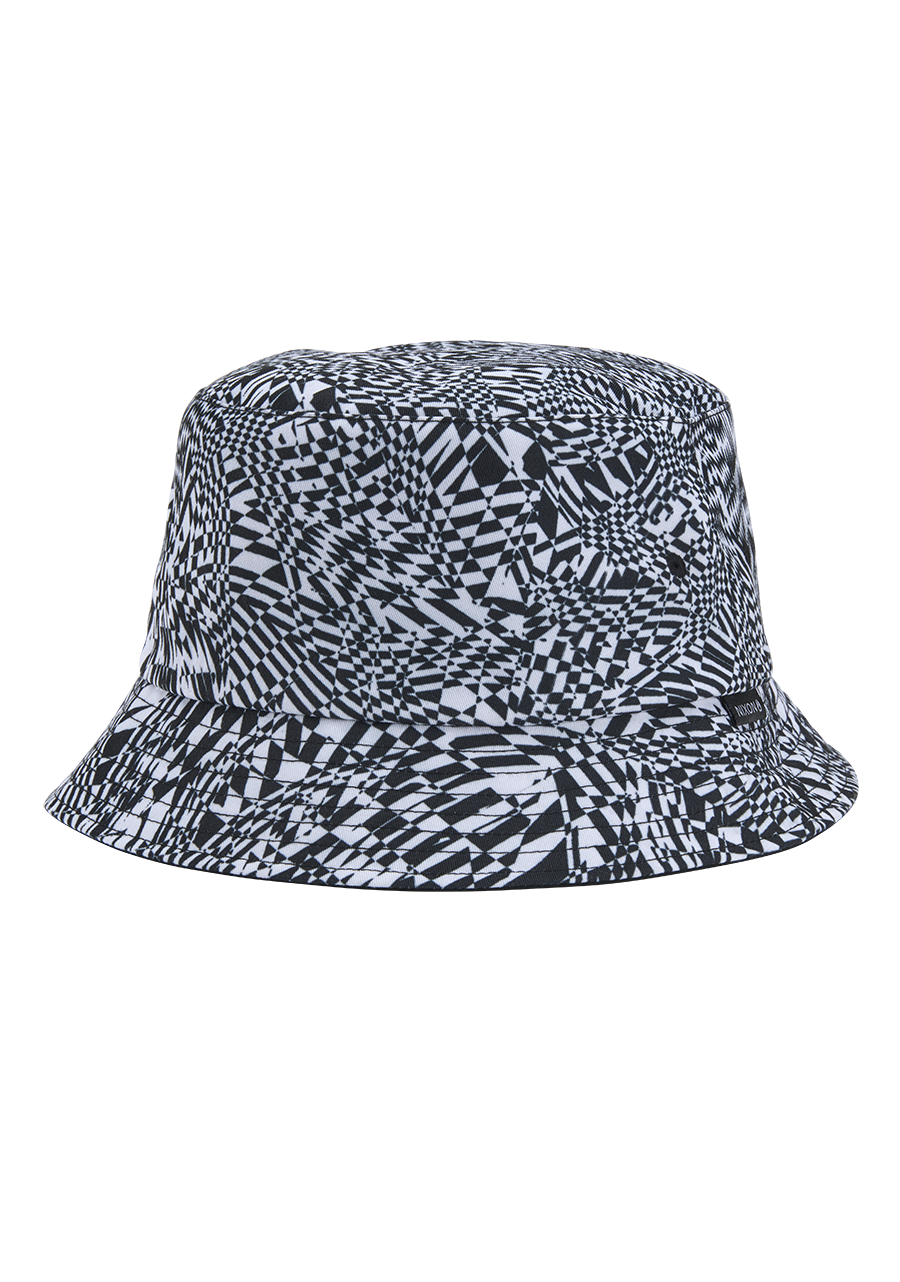 Undercover Bucket Hat | Black Digi Glitch – Nixon US