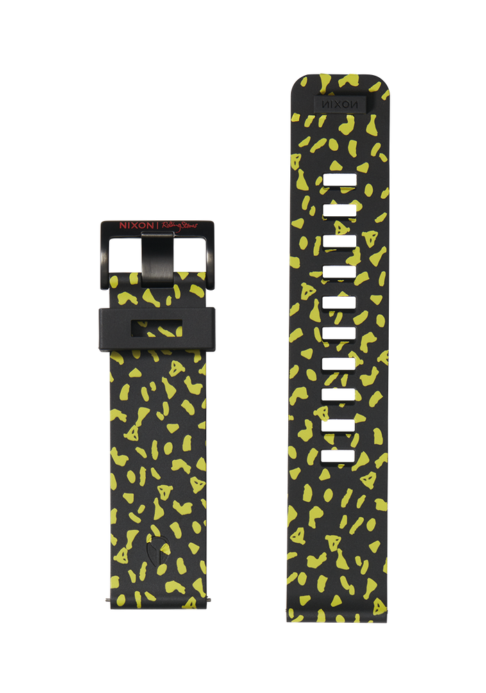 Nixon x Rolling Stones 23mm FKM Rubber Band