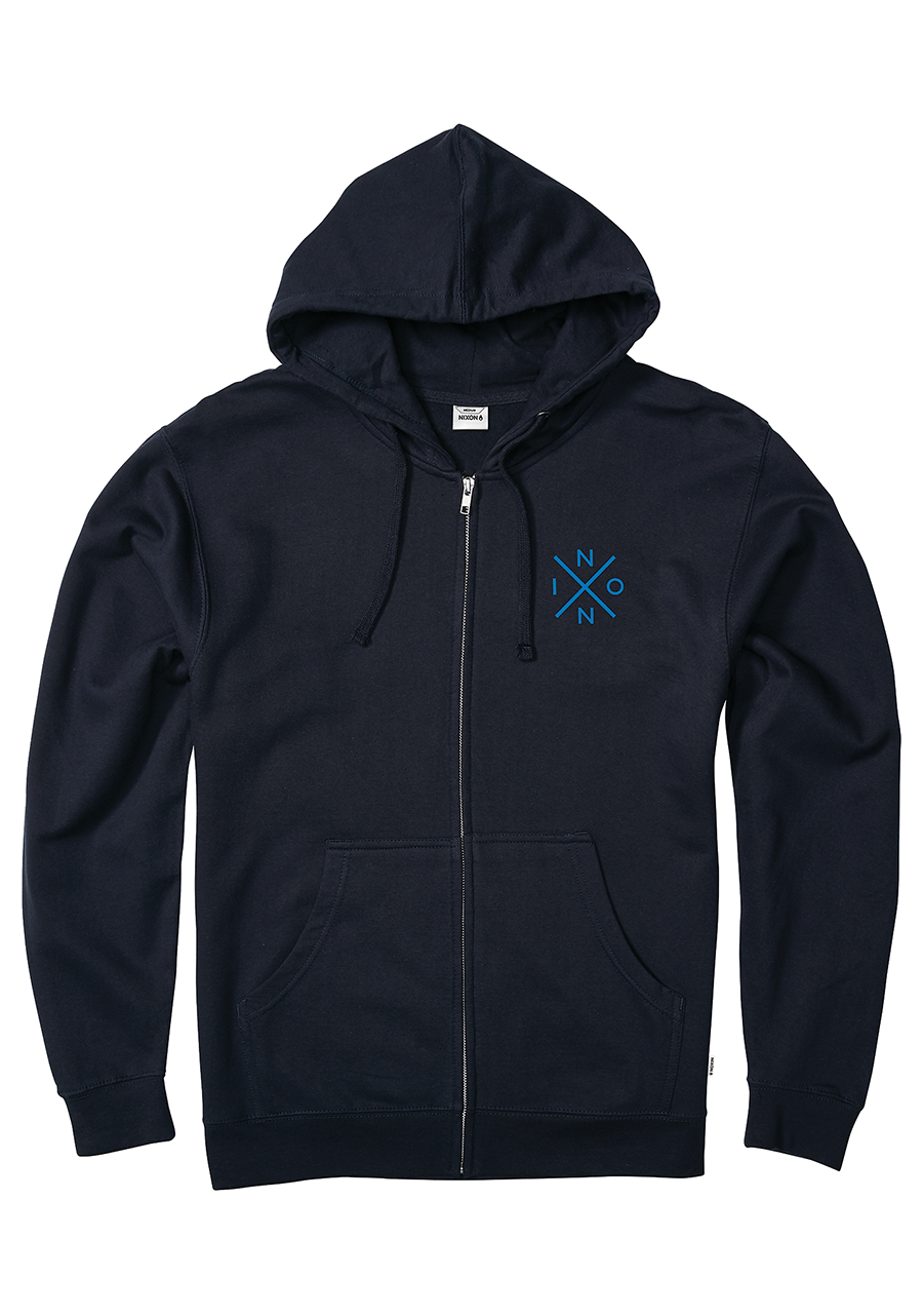 Spot Full Zip Hoodie | Navy / Blue – Nixon US Spot Full Zip Hoodie | Navy / Blue – Nixon US