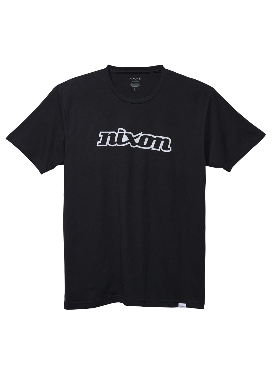 OG Script Eco T-Shirt | Black / White – Nixon US OG Script Eco T-Shirt | Black / White – Nixon US