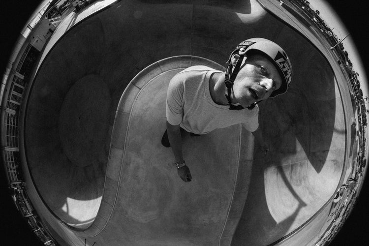 Zach Miller portrait with the fisheye camera lens