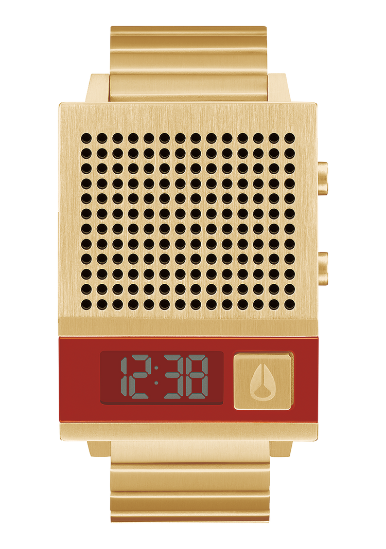 Gold Nixon Dork Too Watch