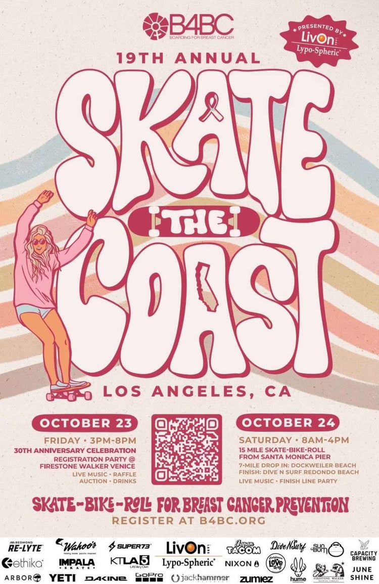 B4BC Skate the Coast Promotional Flyer