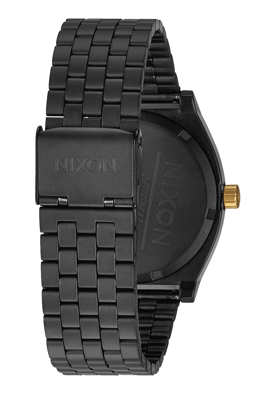 Time Teller Watch | Matte Black / Gold | Unisex – Nixon US Time Teller Watch | Matte Black / Gold | Unisex – Nixon US
