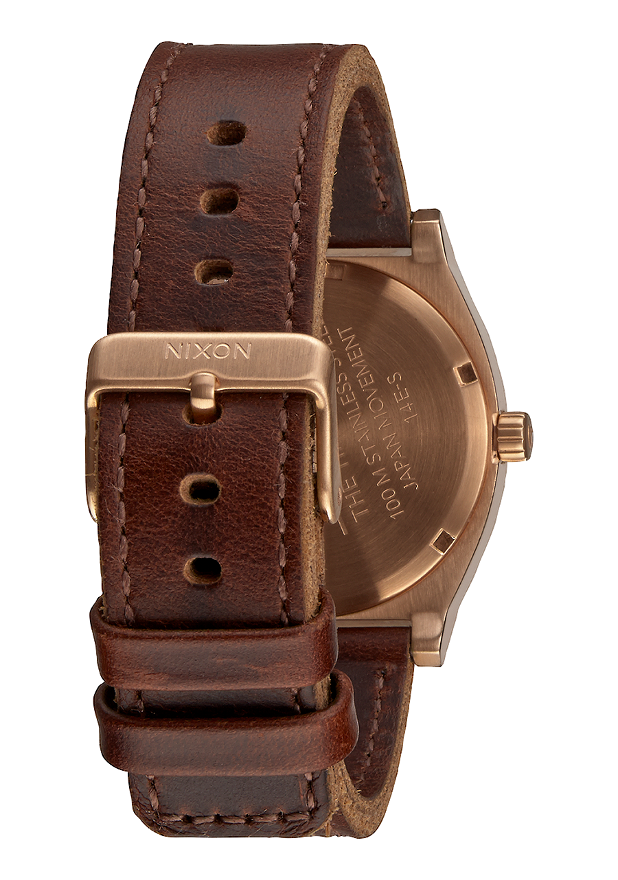 Time Teller - Rose Gold / Gunmetal / Brown View 3