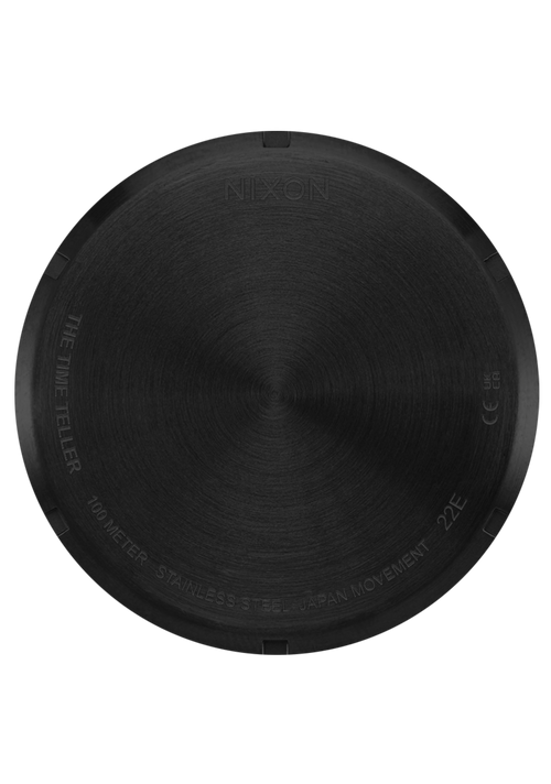 Time Teller Watch | Black / White / Black | Unisex Stainless Steel