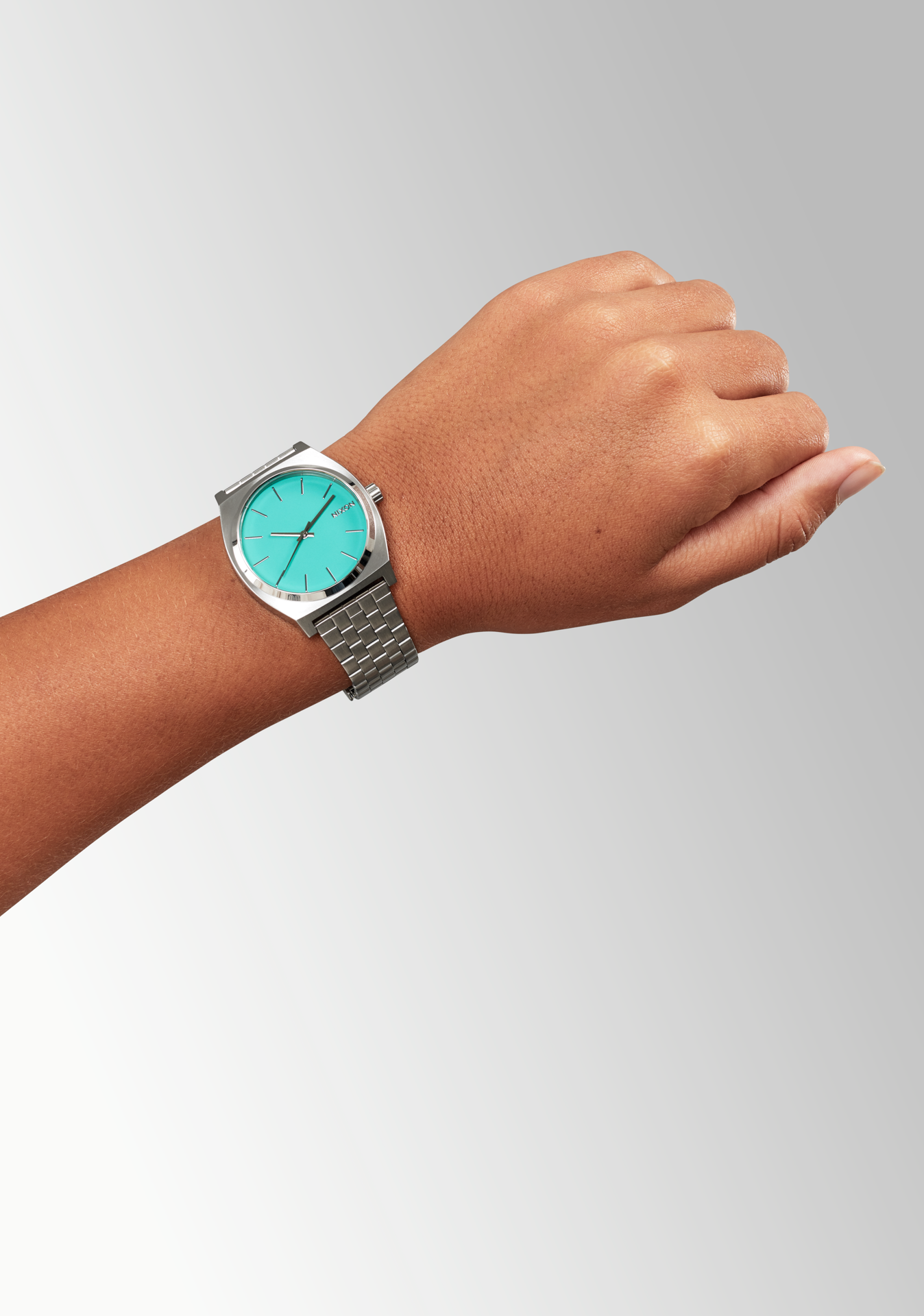 Time Teller Watch | Silver / Turquoise | Unisex – Nixon US Time Teller Watch | Silver / Turquoise | Unisex – Nixon US