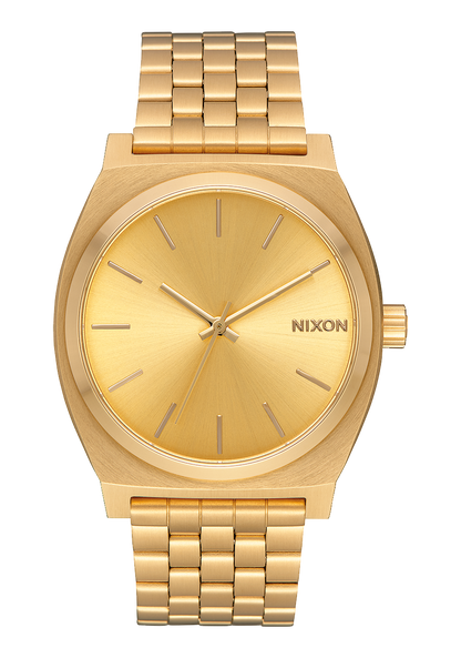 Time Teller Watch All Gold Gold Unisex Stainless Steel Analog Nixon US