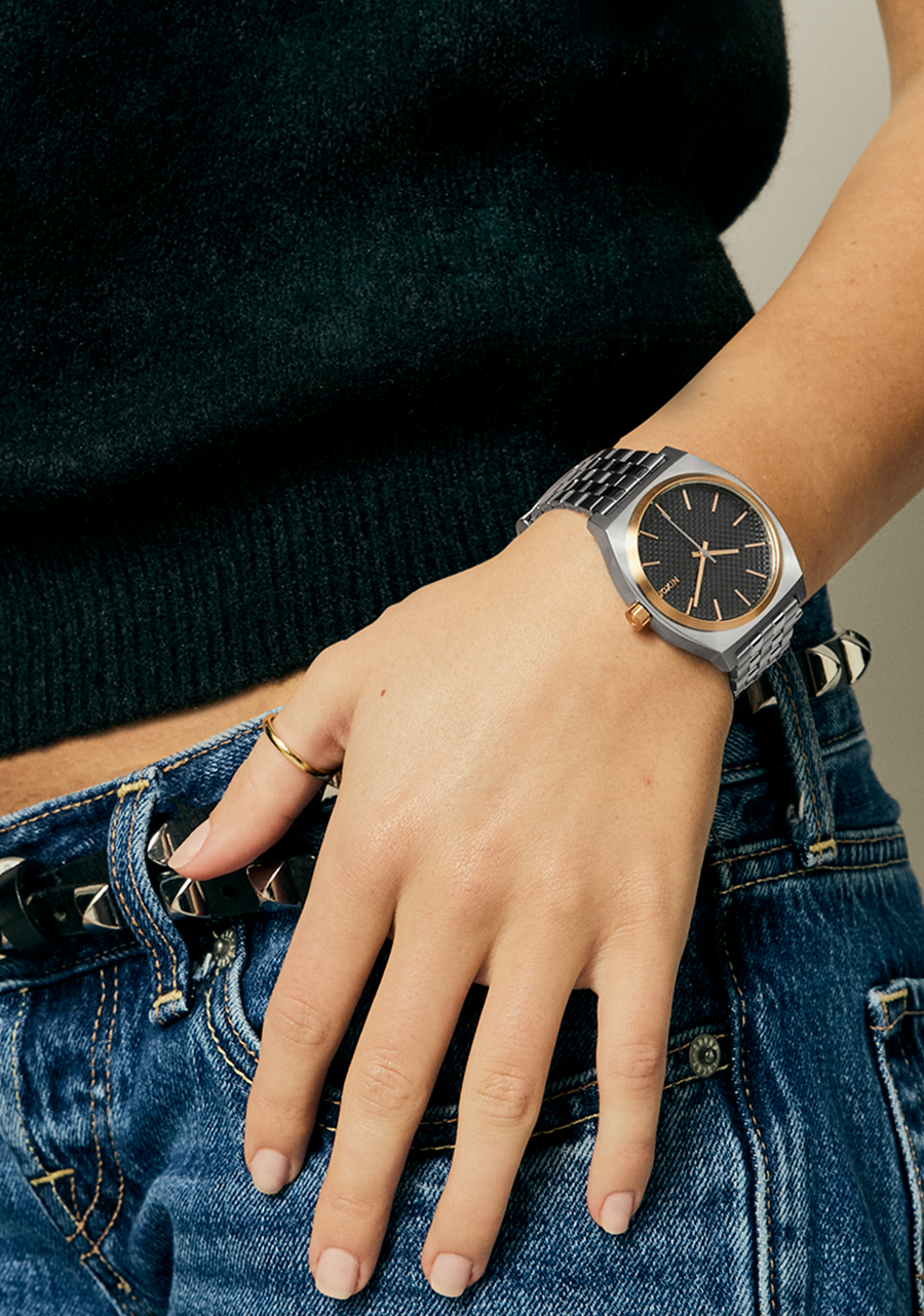 Time Teller Watch | Silver / Rose Gold / Black | Unisex – Nixon US Time Teller Watch | Silver / Rose Gold / Black | Unisex – Nixon US