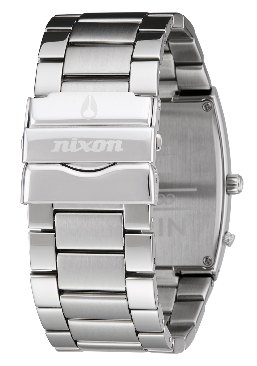 Limited Edition Nixon Banks Watch | Silver / Red | Analog GMT Limited Edition Nixon Banks Watch | Silver / Red | Analog GMT