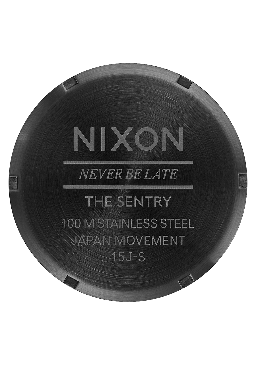 Sentry Leather - Chrome / Silver Sunray / Black