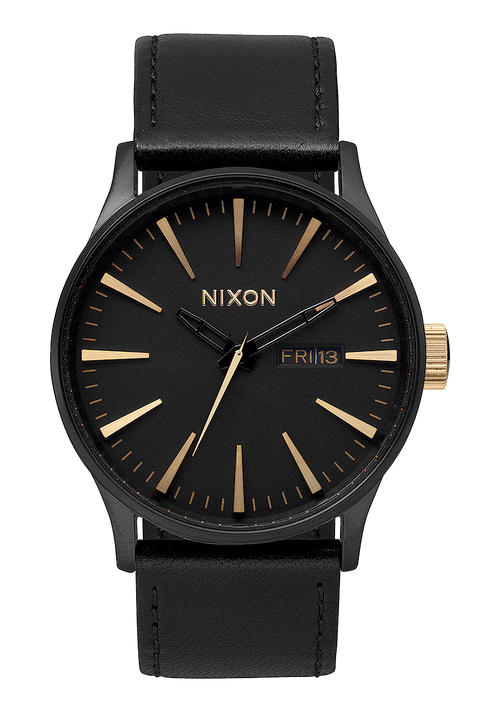 Nixon black 2025 rose gold