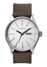 Sentry Leather - Silver / Brown