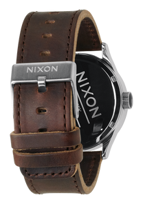 Sentry Leather - Silver / Brown View 3