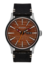 Sentry Leather Watch | Rose Gold / Gunmetal / Brown | Men's Sentry Leather Watch | Rose Gold / Gunmetal / Brown | Men's