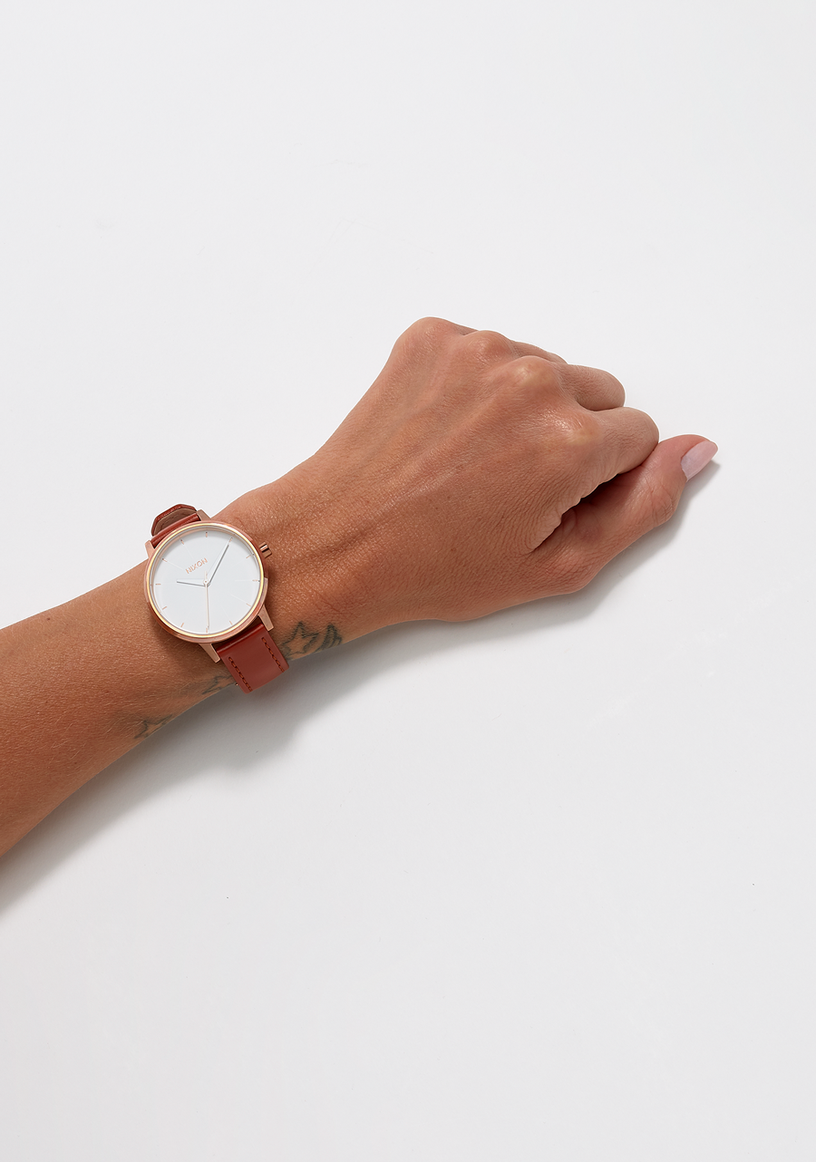 Kensington Leather Watch | Rose Gold / White | Women's Leather Kensington Leather Watch | Rose Gold / White | Women's Leather
