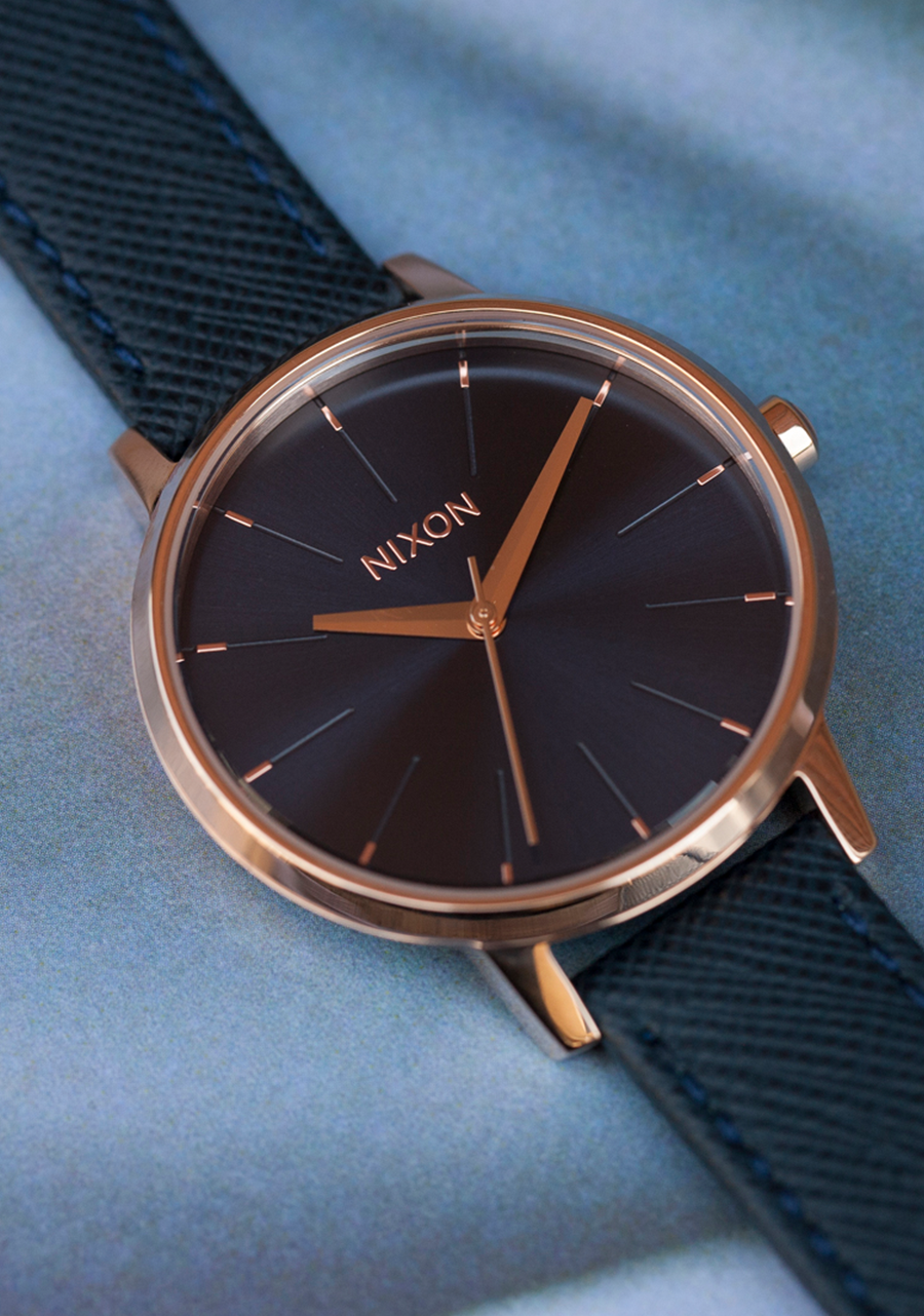 Kensington Leather Watch | Navy / Rose Gold | Women's Leather Kensington Leather Watch | Navy / Rose Gold | Women's Leather